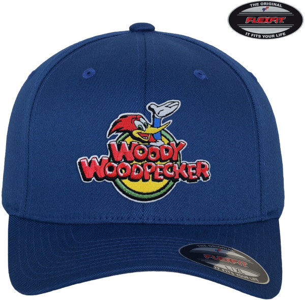 Woody Woodpecker Classic Logo Flexfit Cap Blue