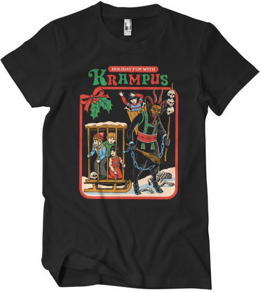 Steven Rhodes Fun With Krampus T-Shirt Black