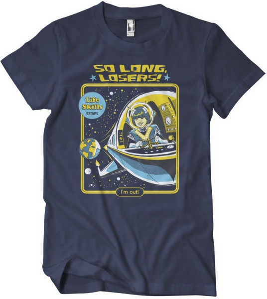 Steven Rhodes So Long Losers T-Shirt Navy