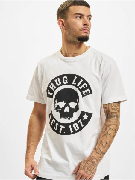 Thug Life B.Skull T-Shirt White