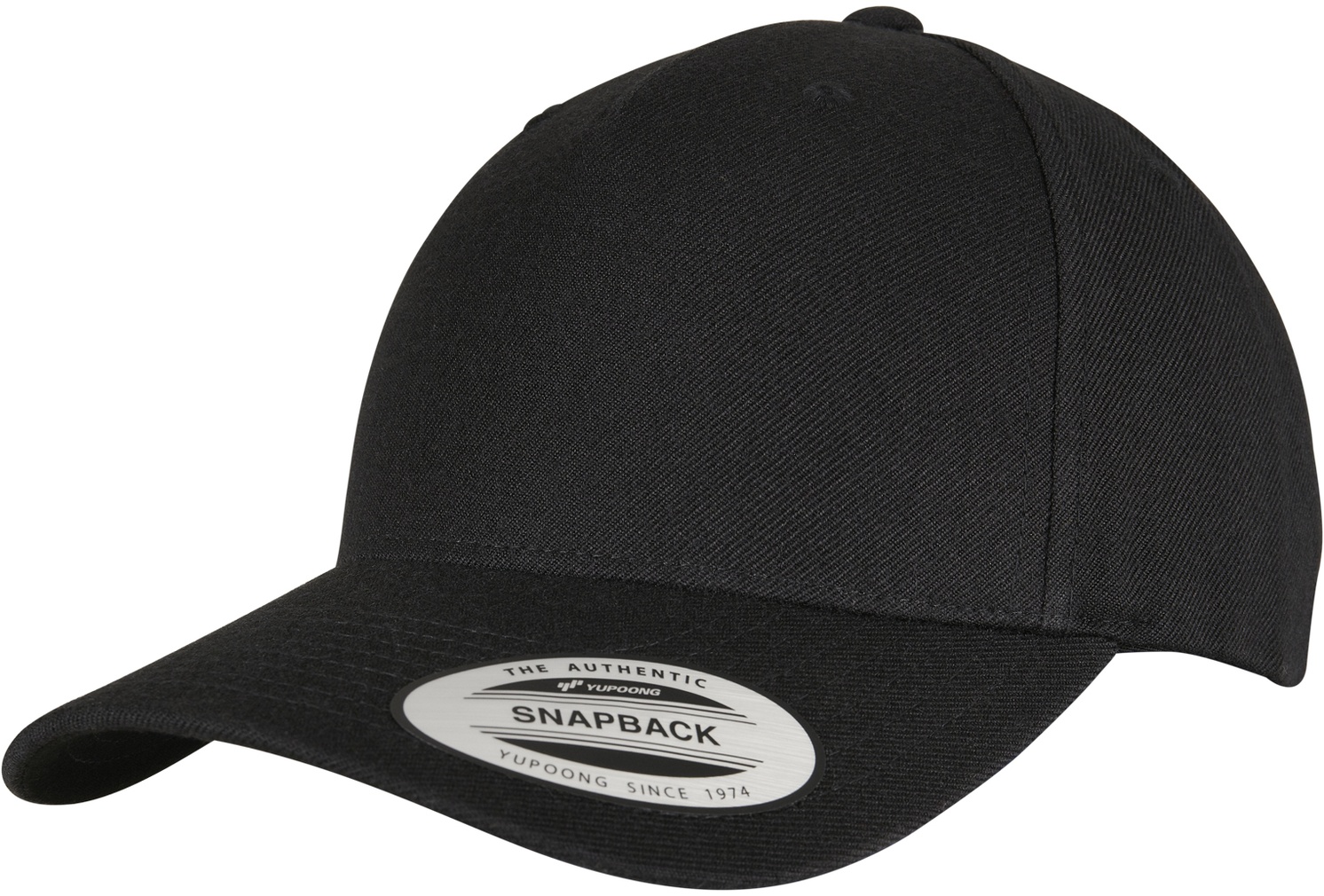 Flexfit Cap YP CLASSICS 5-PANEL PREMIUM CURVED VISOR SNAPBACK CAP Schwarz - Herren / Unisex