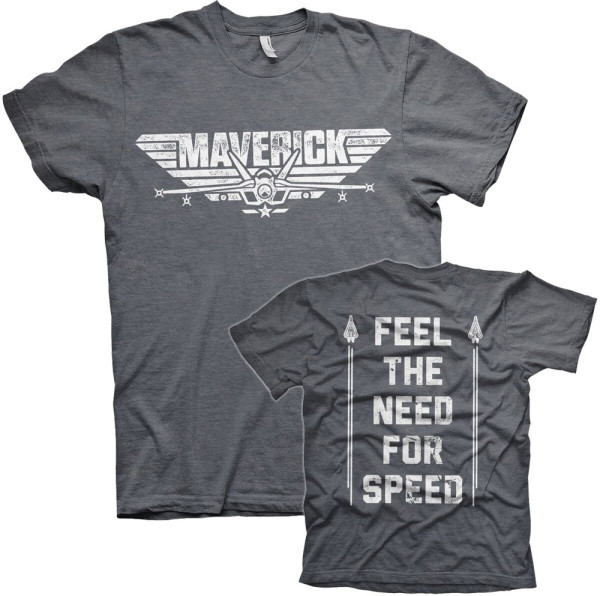 Top Gun Maverick Need For Speed T-Shirt Dark-Heather