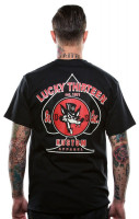 Lucky 13 T-Shirt Wolfy Black