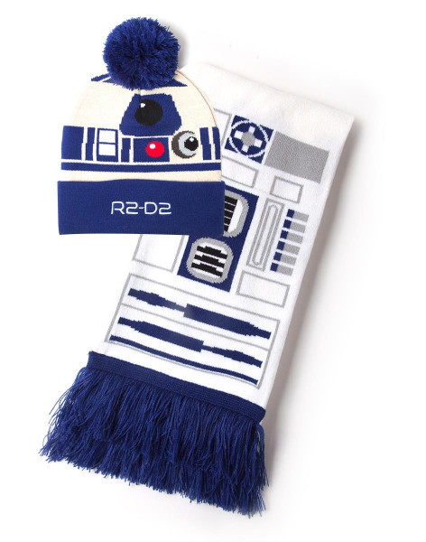 Star Wars - R2-D2 Beanie & Scarf Gift Set Multicolor