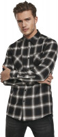 Urban Classics Hemd Checked Flanell Shirt 6 Black/White Urban Classics Hemd Checked Flanell Shirt 6 Black/White