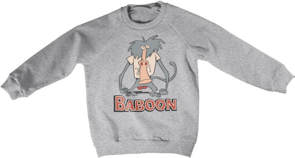 I Am Weasel - Baboon Kids Sweatshirt Sweatshirt Heathergrey