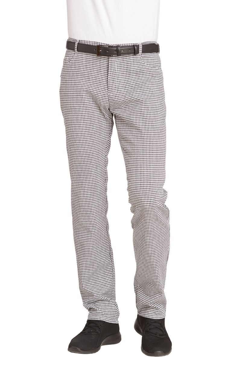 Leiber Jeans-Kochhose 12/1380/25 Schwarz/Weiß - Herren / Unisex