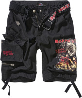 Brandit Short Iron Maiden Savage Shorts The Number Of The Beast Black Edition 61052
