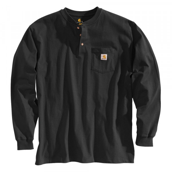 Carhartt Longsleeve Workwear Pocket Henley L/S Black