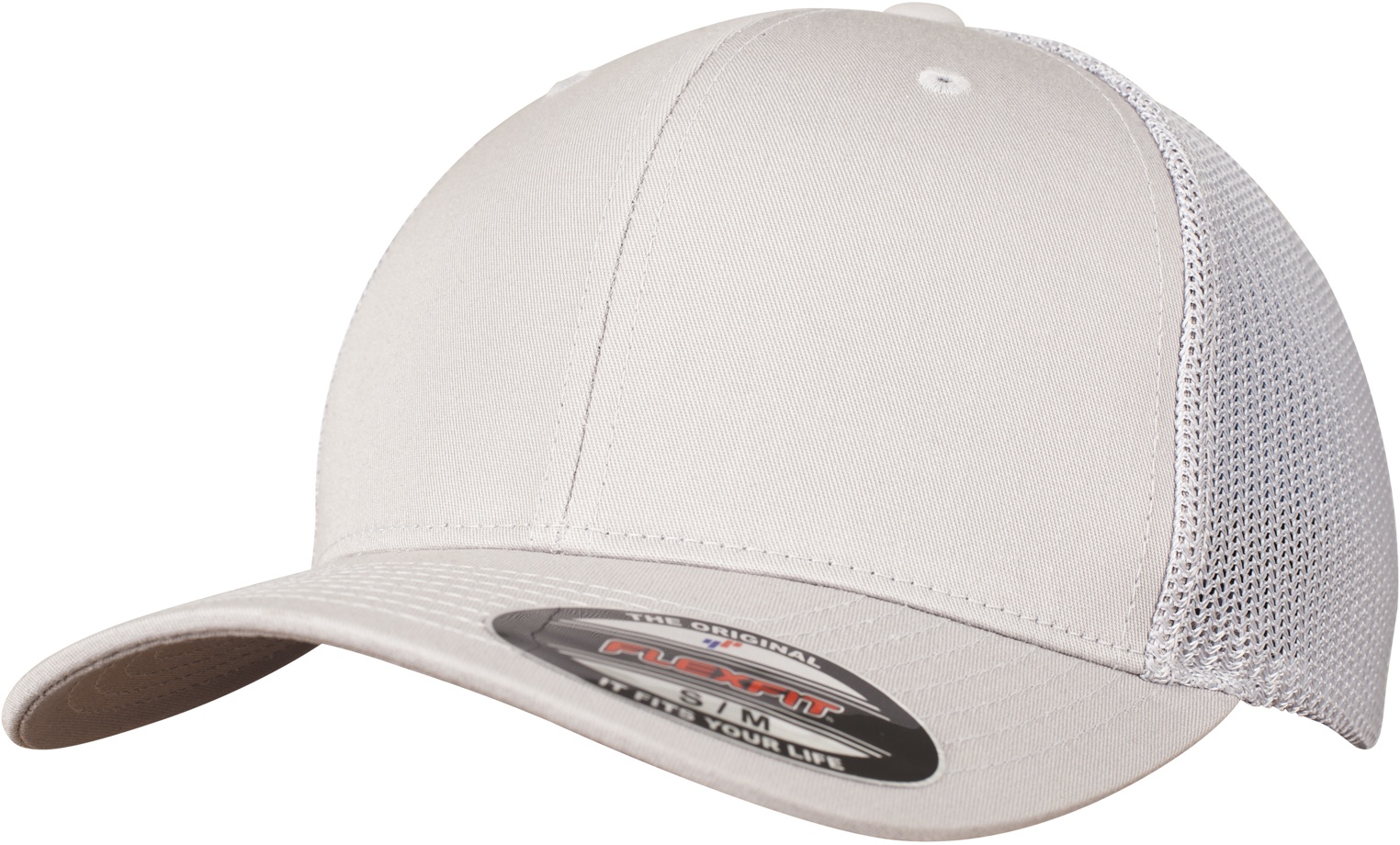 Flexfit Cap Mesh Trucker Silver - Herren / Unisex