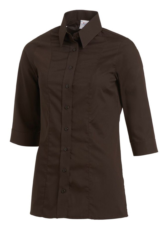 Leiber Damen Bluse mit 3/4 Ärmel 08/1237/39 Chocolate - Damen