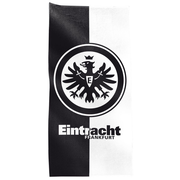 Eintracht Frankfurt Duschtuch Fussball 1. Bundesliga Black