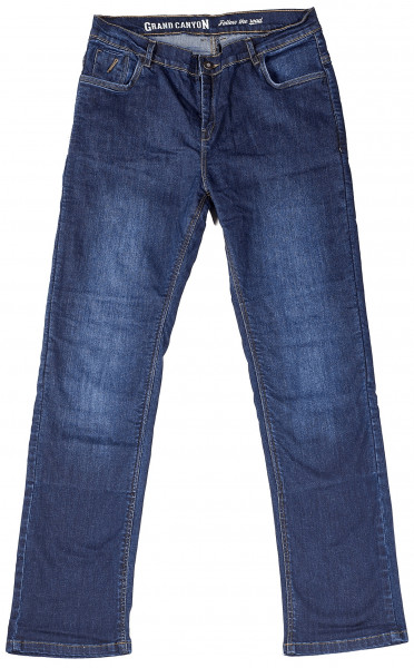 Grand Canyon Motorrad Hose Hornet Jeans Kurz Blue