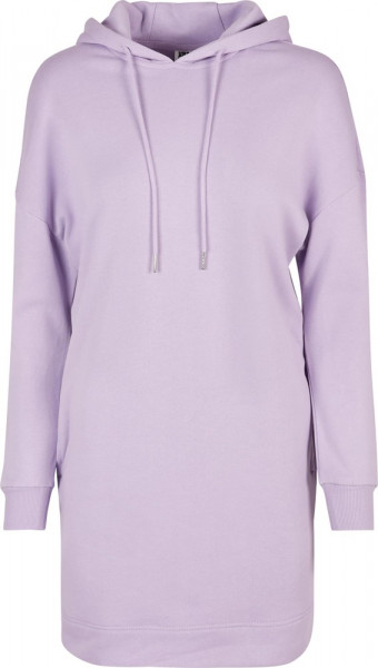 Urban Classics Damen Ladies Organic Oversized Terry Hoody Dress Lilac