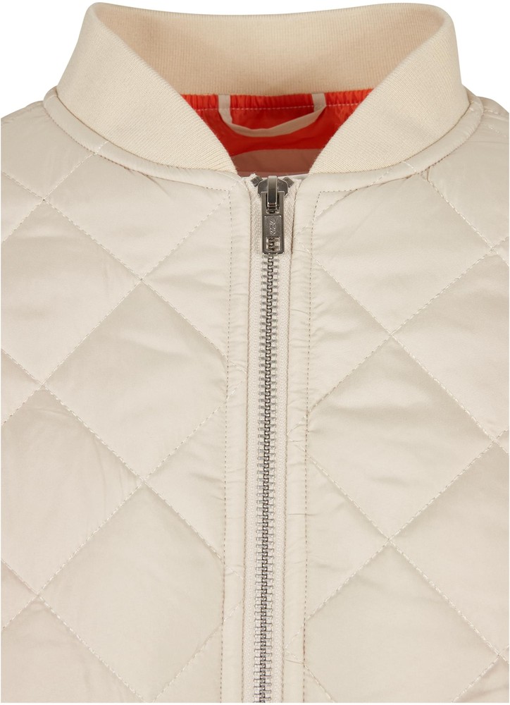 [Im Angebot zu einem supergünstigen Preis] Urban Classics Damen Jacke Ladies Jacket | | Bomber Quilted Women Softseagrass | Diamond Oversized Lifestyle Jackets