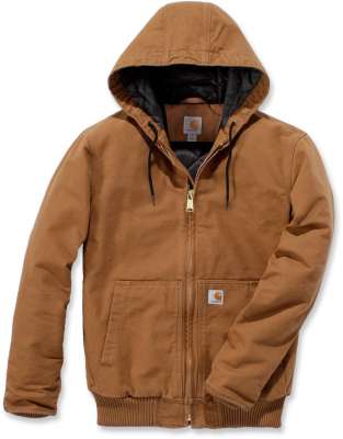 Carhartt Jacke Flannel Fleece Lined Hooded Shirt Jac Elm Jackets Coats Men s Clothing Workwear kustom kult