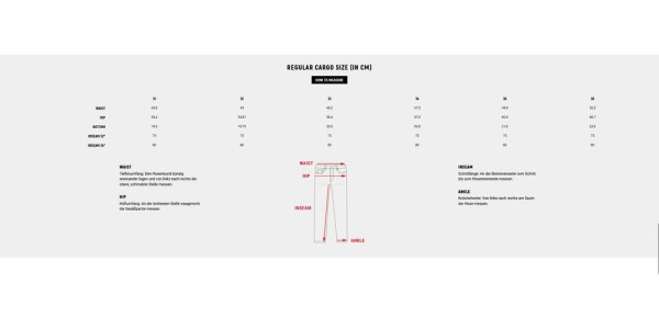 John Doe Motorrad Hose Monolayer Regular Cargo Mono Black/Black