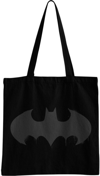 Batman Inked Logo Tote Bag Tragetasche Black