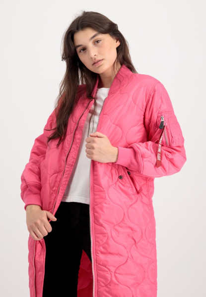 Alpha Industries Damen Mantel MA-1 ALS Coat Wmn Magenta