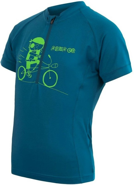 Sensor Jungen Trikot Kindertrikot Cyklo Entry Blue Pirate 93445