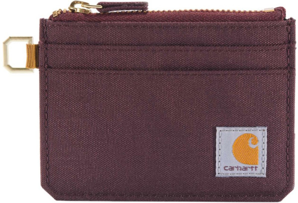 Carhartt Damen Portemonnaies Zippered Card Keeper Wallet Deep Wine