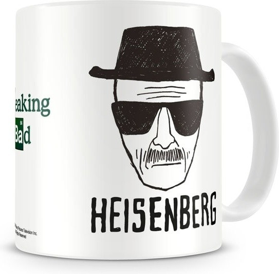 Breaking Bad Heisenberg Sketch Coffee Mug Kaffeebecher White