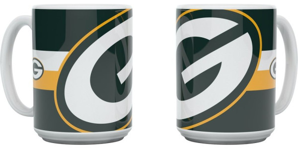 Green Bay Packers Tasse "Triple Logo" 3023376-450ml