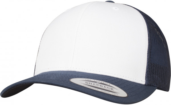 Flexfit Cap Retro Trucker Colored Front Navy/White/Navy