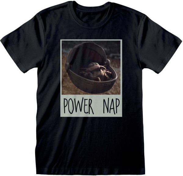 Star Wars Mandalorian - Power Nap T-Shirt Black