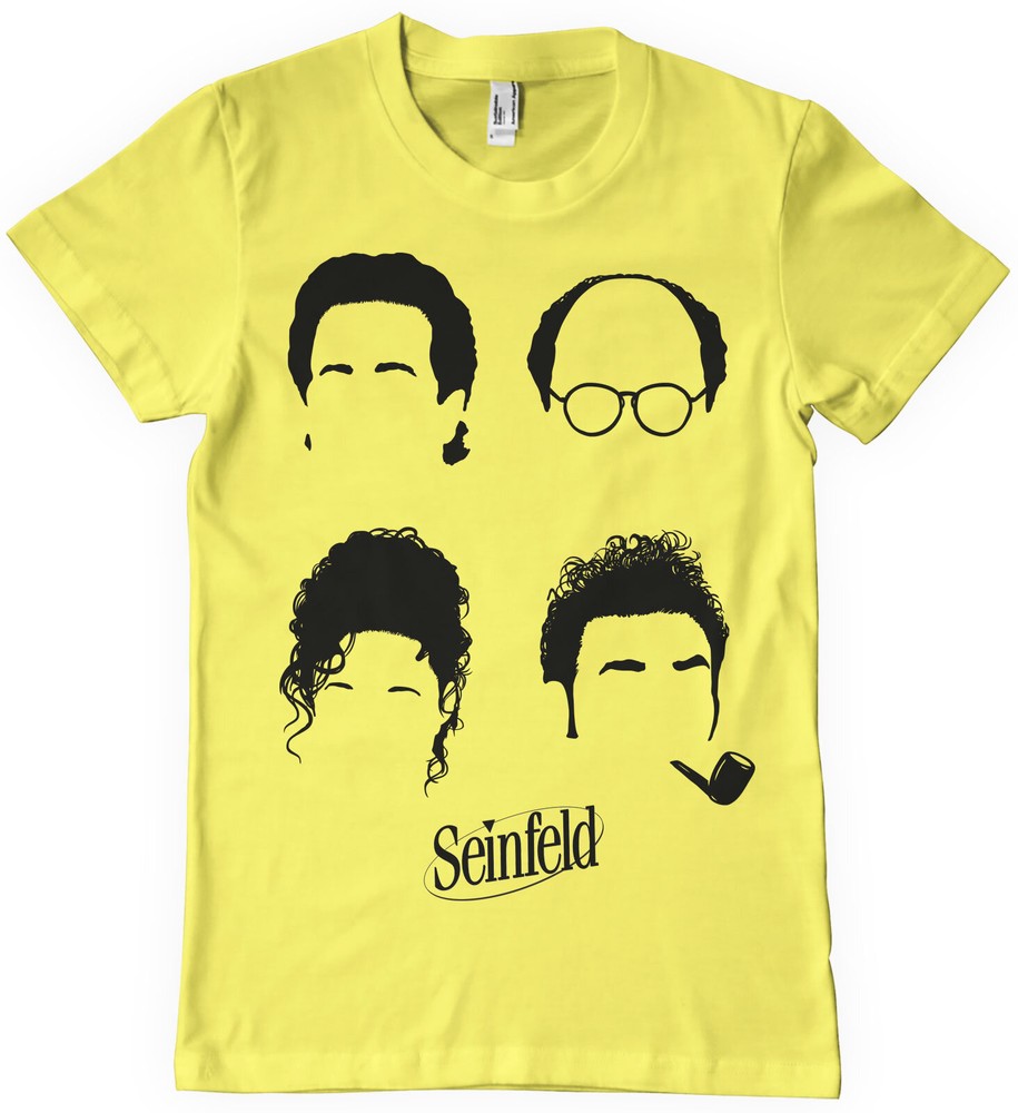 Seinfeld Characters T-Shirt Gelb - Herren / Unisex