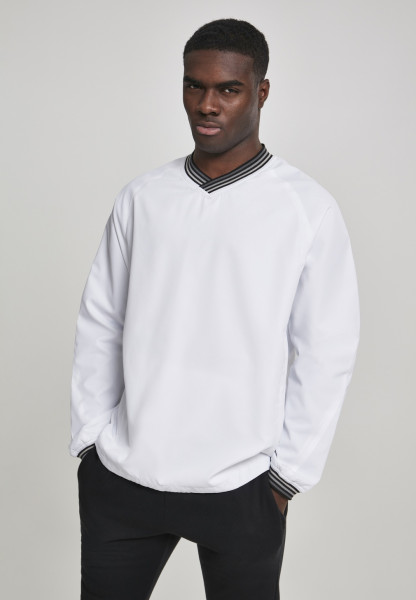 Urban Classics Light Jacket Warm Up Pull Over White/Grey