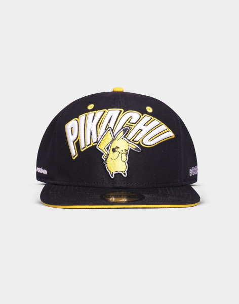 Pokémon - Embarrassed Pika - Snapback Cap Black