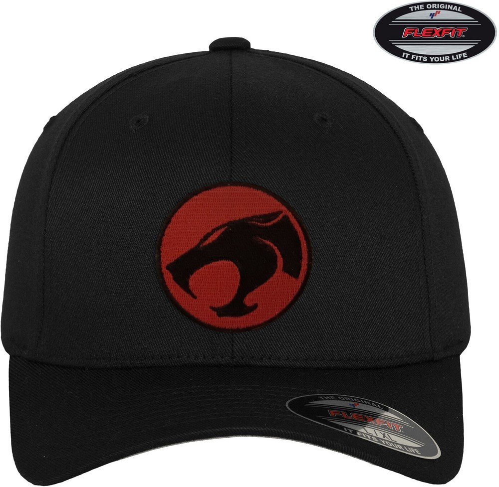 Thundercats Logo Flexfit Cap Schwarz - Herren / Unisex