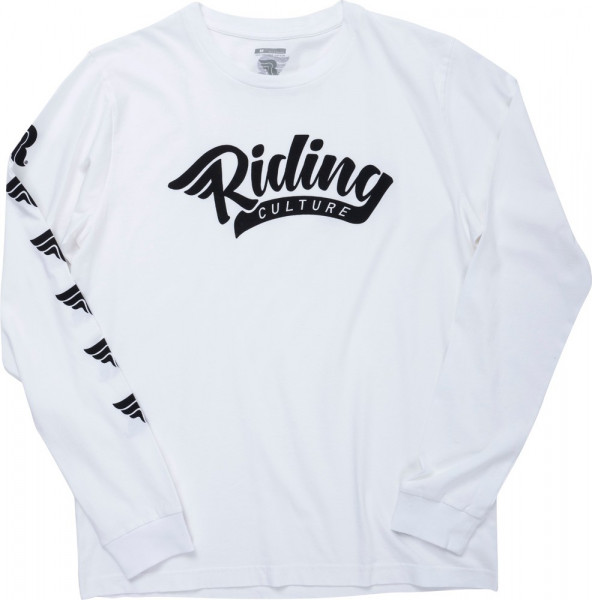 Riding Culture by Rokker Longsleeve Wings White