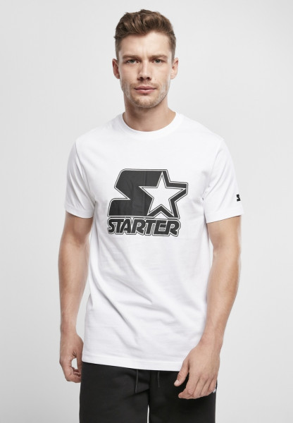 Starter Black Label T-Shirt Contrast Logo Jersey White