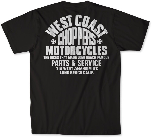 WCC West Coast Choppers Herren T-Shirt Parts Tee WCCTS132784ZW