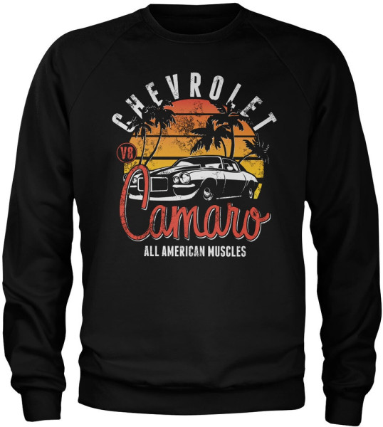 Camaro Sweatshirt Chevrolet Sunset Sweatshirt GM-3-CAM002-H76-10