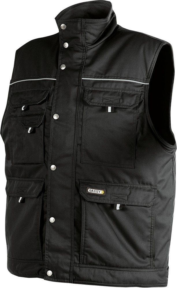 Dassy Weste Mons PESCO61 Schwarz - Herren / Unisex