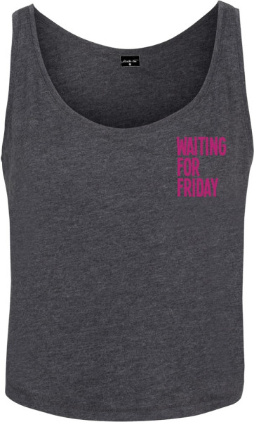 Mister Tee Damen Ladies Waiting For Friday Box Tank