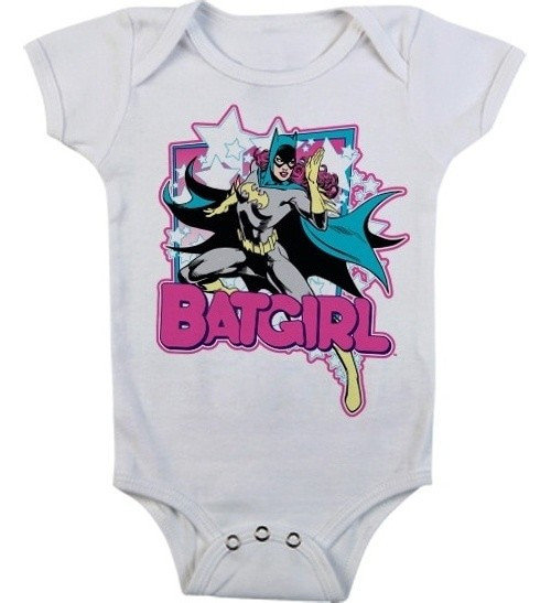 Batgirl Baby Body Mädchen White