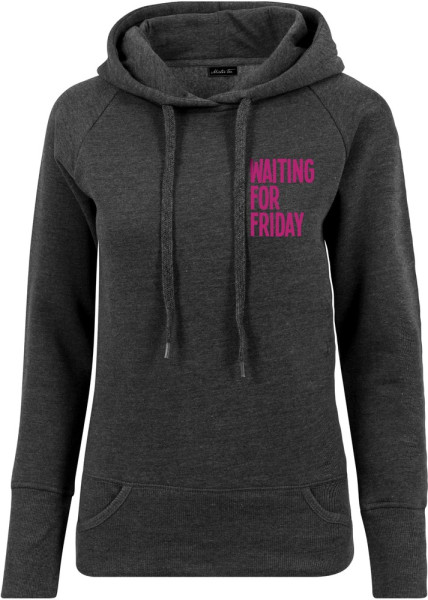 Mister Tee Damen Ladies Waiting For Friday Hoody