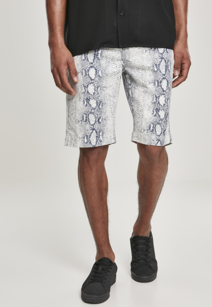 Urban Classics Shorts AOP Stretch Shorts Offwhite Snake