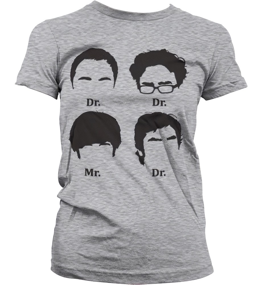 The Big Bang Theory Prefix Heads Girly T-Shirt Damen Heather-Grau - Damen