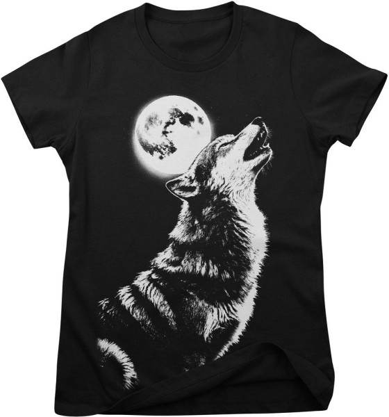 Hybris Damen Wolf Howl Girly Tee SH-5-16093-H95-2