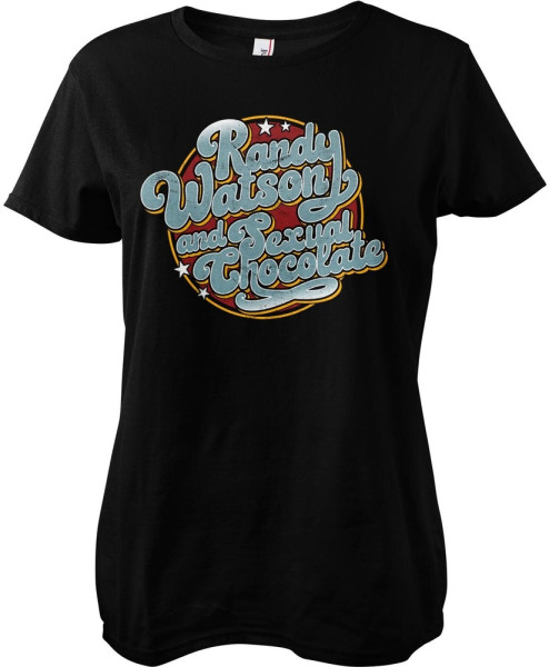 Coming to America Damen T Shirt Randy Watson And Sexual Chocolate Girly Tee PM 5 CTA002 H26 2 Female Shirts Filme Serien Fanartikel kustom kult