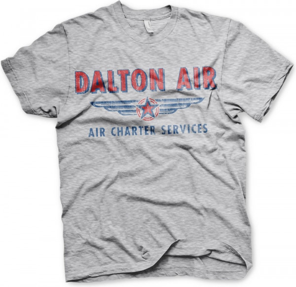 MacGyver Daltons Air Charter Service T-Shirt Heather-Grey