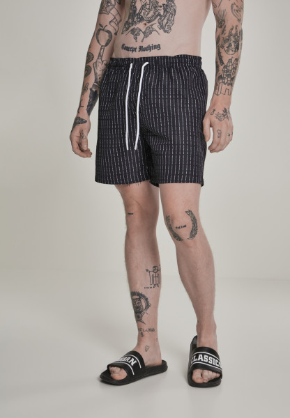 Mister Tee Badehose FuckYou Swimshorts Black