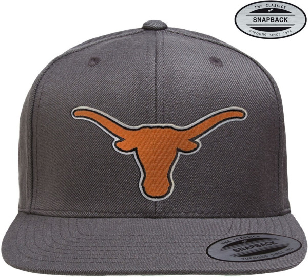 University of Texas - Austin Texas Longhorns Logo Premium Snapback Cap Darkgrey
