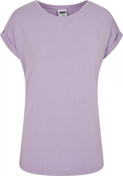 Urban Classics Damen Ladies Modal Extended Shoulder Tee Lilac