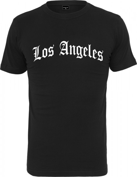 Mister Tee T-Shirt Los Angeles Wording Tee Black